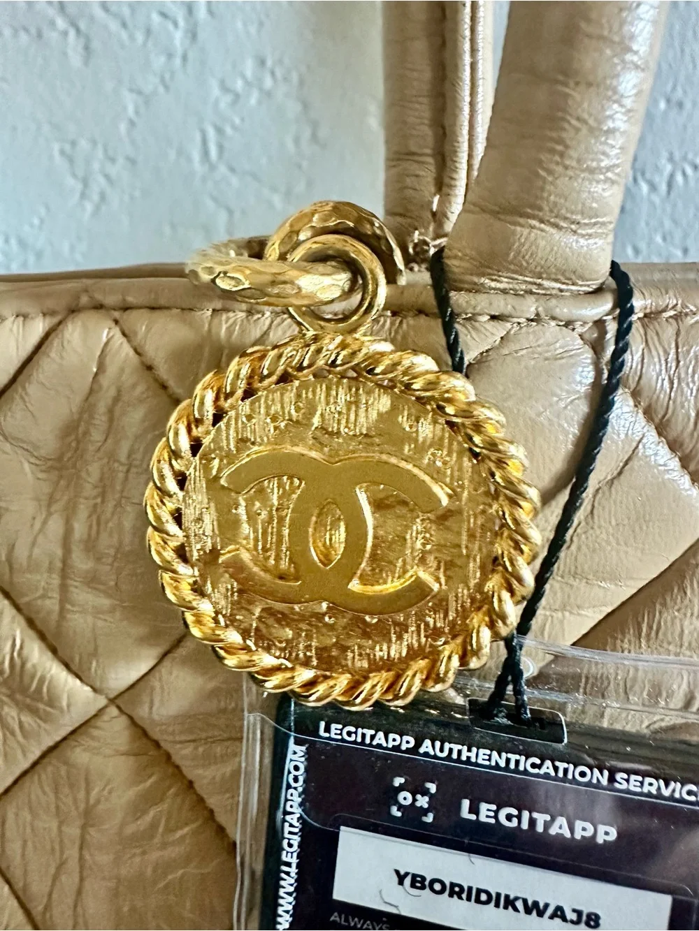 CHANEL vintage beige